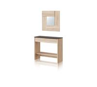 Mueble de recibidor consola ona roble canadian - óxido 92 x 79 x 33 cm