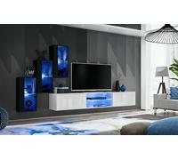 Mueble De Sala Anbauwand SWITCH XXII Brillo PVC Push - Click LED B.
