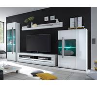 Mueble De Sala Anexo 4 Piezas Cantara Sala De Estar Blanco Moderno 524389