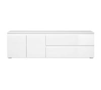 Mueble de tv aneto 2 puertas + 2 cajones blanco 55x180x40 cm 55 cm