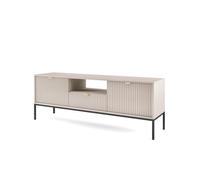 Mueble de tv avon 154x39x56 beige, negro 39 cm