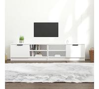 Mueble de TV de roble negro montado en la pared de 80 x 35 x 36,5 cm, moderno soporte de televisión, elegante mueble de madera compuesta de madera duradera para el hogar para sala de estar