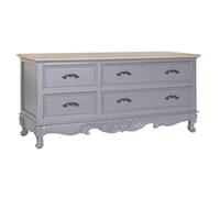 Mueble de TV DKD Home Decor Gris Natural 120 x 40 x 56.5 cm 120 x 40 x 56,5 cm