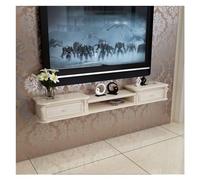 Mueble de TV flotante Consola de TV moderna montada en la pared, consola multimedia, centro de entretenimiento contemporáneo flotante con cajones y estante de almacenamiento abierto, for sala de estar