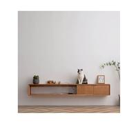 Mueble de TV flotante Unidad flotante for TV, mueble for TV montado en la pared de 70,8 ''/78,7 '', estantes flotantes con puerta, centro de consola multimedia de entretenimiento de madera moderna, ba