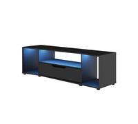 Mueble de tv gamer negro - 163 cm