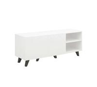 Miroytengo Mueble de TV Josi Salón Comedor 2 Puertas Abatibles 4 Espacios 1 Estante 2 Huecos 150x54x40 cm