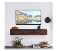 Mueble de TV Mueble de TV flotante de 59''/70,8'' con 3 puertas, centro de entretenimiento montado en la pared con estante abierto de almacenamiento, soporte de mesa de consola multimedia for sala de