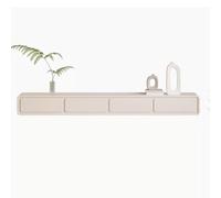 Mueble de TV Mueble de TV flotante de 78,7/86,6 pulgadas con cajones, centro de entretenimiento montado en la pared con almacenamiento y estante abierto, soporte de mesa de consola multimedia for sala