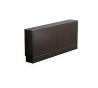 Mueble de TV Negro, Mueble de TV Estrecho, Muebles de TV, Mesa Consola de Almacenamiento de Madera con Estante Ajustable, Mueble Independiente para TV para Sala de Estar(100cm/39inch)