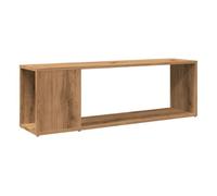 Mueble de tv panoramic compartimento abierto roble 32x100x24 cm