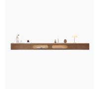 Mueble de TV Soporte flotante moderno for TV, mueble de madera for TV montado en la pared con 2 cajones y tablero de pizarra, soportes flotantes for televisión con centro de entretenimiento LED Consol
