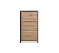 Calicosy Mueble De Zapatos con 3 Abatibles L70 Cm - Denver