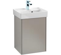 Mueble debajo del lavabo Collaro de Villeroy & Boch, 1 puerta, tope derecho, 410x546x344mm, C00501DH, Color: Frontal/carcasa: blanco brillante, mango: blanco mate