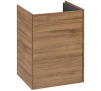 Mueble debajo del lavabo Collaro de Villeroy & Boch, 1 puerta, tope derecho, 410x546x344mm, C00501RH, Color: Frente/carcasa: Roble de Kansas, mango: Grafito