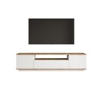 Mueble elegante tv futura - venprodin - 180 cm pino - blanco
