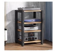 mueble equipo hifi Soporte Estéreo De Alta Resistencia De 2/3/4/5 Niveles Con Almacenamiento De Consola De Juegos De Grabación, Soporte De Medios De Torre De Rack De Componentes De Audio Y Video For S
