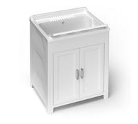 MUEBLE LAVADORA RESINA PVC EXTERIOR INTERIOR LAVADERO Y FREGADOR 60X50
