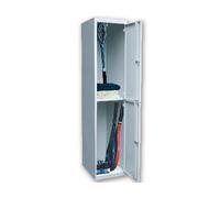 Mueble Metálico Ar Storage 50X180X40 cm 2 Puertas c/ Clave Color Gris Inicial