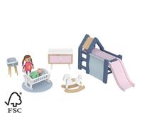 Mueble miniatura de madera para casa de muñecas