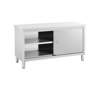 Mueble neutro de acero inoxidable - ECO - 150 x 60 cm - 600 kg - Royal Catering