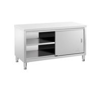 Mueble neutro de acero inoxidable - ECO - 150 x 70 cm - 600 kg - Royal Catering
