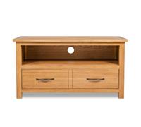 Mueble para el televisor de madera maciza de roble 90x35x48 cm