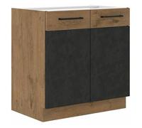 Mueble para fregadero gris 80 x 82 cm