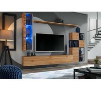 Mueble Para Sala Anbauwand SWITCH M2 Con Brillo Push - Click Y LED