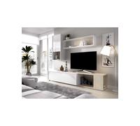 DEKIT GRUPO RIMOBEL OBI Mueble para TV, Madera, Blanco, 180x180/230x41 cm
