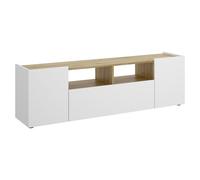 Mueble para TV Isola (L x An x Al: 35 x 142 x 44 cm, Roble Nordic/Blanco)