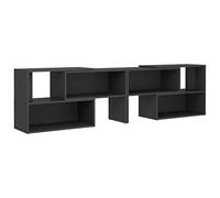 Mueble De Tv Madera Contrachapada Gris 149x30x52 Cm Vidaxl