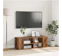 Mueble para TV Montado en la Pared, Mueblee Multimedia de Diseño Moderno con Estantes de Almacenamiento Abiertos, Muebles de Salón Que Ahorran Espacio (Madera Vieja)