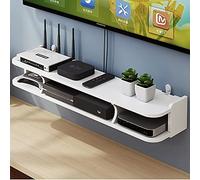 Mueble para TV, mueble bajo para TV, estantes flotantes, soporte flotante para TV Estante para componentes - 30/50/60/80 cm Estantes flotantes utilizados para componentes de TV, consolas de medios