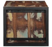 Mueble para TV multicolor, 80 x 30 x 25 cm, madera maciza recuperada