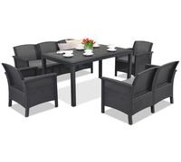 Mueble rattan Venezia Apetito 7 antracita Bica