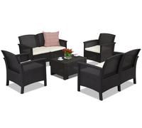 Mueble rattan Venezia Coffee 6 Bica marron