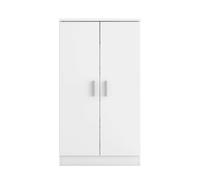Mueble recibidor zapatero rhin armario moderno color blanco mate