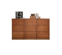 Mueble Tipo Bufé Consola de Entrada de Madera Maciza Estilo Vintage 150 cm, Alacena con Cajones para Almacenamiento, apta para Salón, Dormitorio, Balcón, Vestíbulo, Cocina etc Aparador con Almacenamie