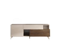 Mueble tv 2 puertas, 1 cajón y 2 nichos l180 cm - mala