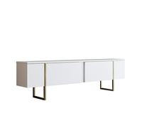 Mueble tv 2 puertas abatibles l180 cm - luxe