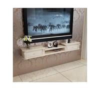 Mueble TV Colgante Consola de TV moderna montada en la pared, consola multimedia, centro de entretenimiento contemporáneo flotante con cajones y estante de almacenamiento abierto, for sala de estar Mu
