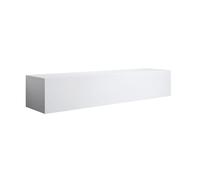 Mueble tv colgante salón comedor blanco 160x40x30 1 puerta nora h2 muebles bonitos