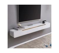 Mueble TV Colgante Soporte flotante moderno for TV, consola montada en la pared de 47,2/59/70,8 pulgadas, centro de entretenimiento con plataforma y 2 cajones, mueble de mesa multimedia for sala de es