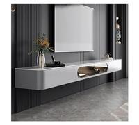 Mueble TV Colgante Soporte for TV de 78,7/86,6/94,5 pulgadas con tablero de pizarra, consola multimedia for centro de entretenimiento, estante de pared, gabinete de consola multimedia for almacenamien