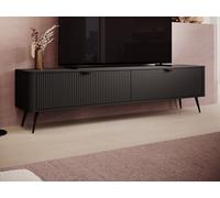 Mueble TV con 2 puertas de MDF - Negro - ELONARIA de Pascal Morabito