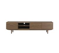 Mueble TV con puertas de madera oscura 180 cm SANAA