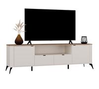 Mueble TV CORDOBA 2S2S Roble Kashmir Beige Soporte TV Castello 2 Cajones