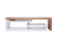 Mueble TV de diseño modulable blanco y madera MAX
