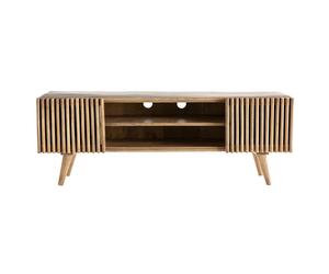 Mueble TV en mango con puertas correderas ALBA